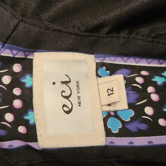 eci New York. Size 12. silk. knee length dress - Picture 6 of 7